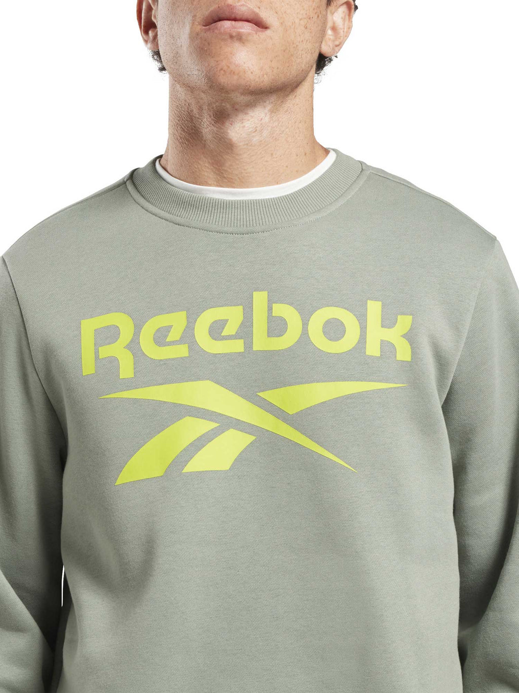 REEBOK Блуза Identity Fleece Stacked Logo Crew