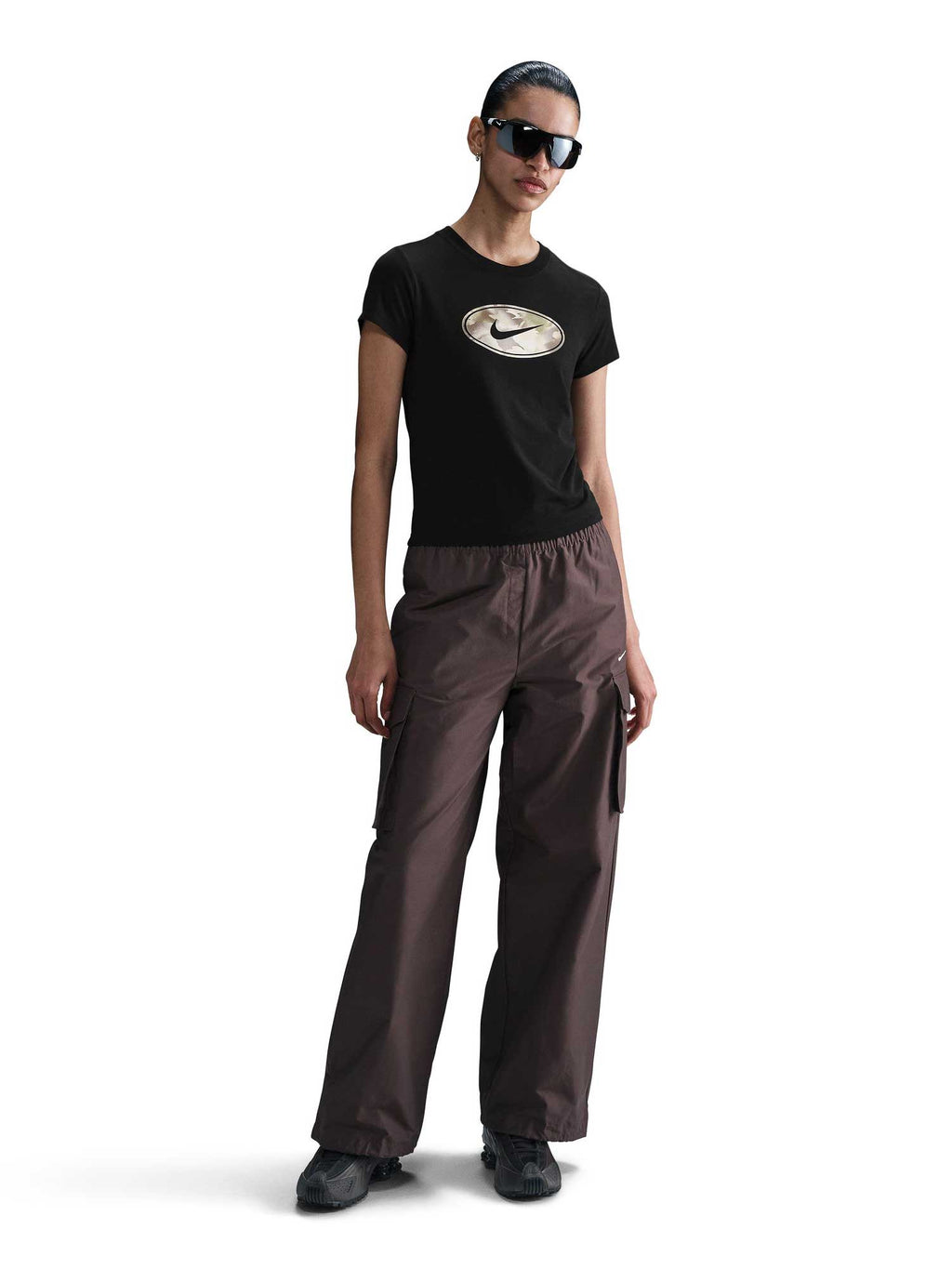 NIKE Тениска W NSW SS SLIM TEE STREET
