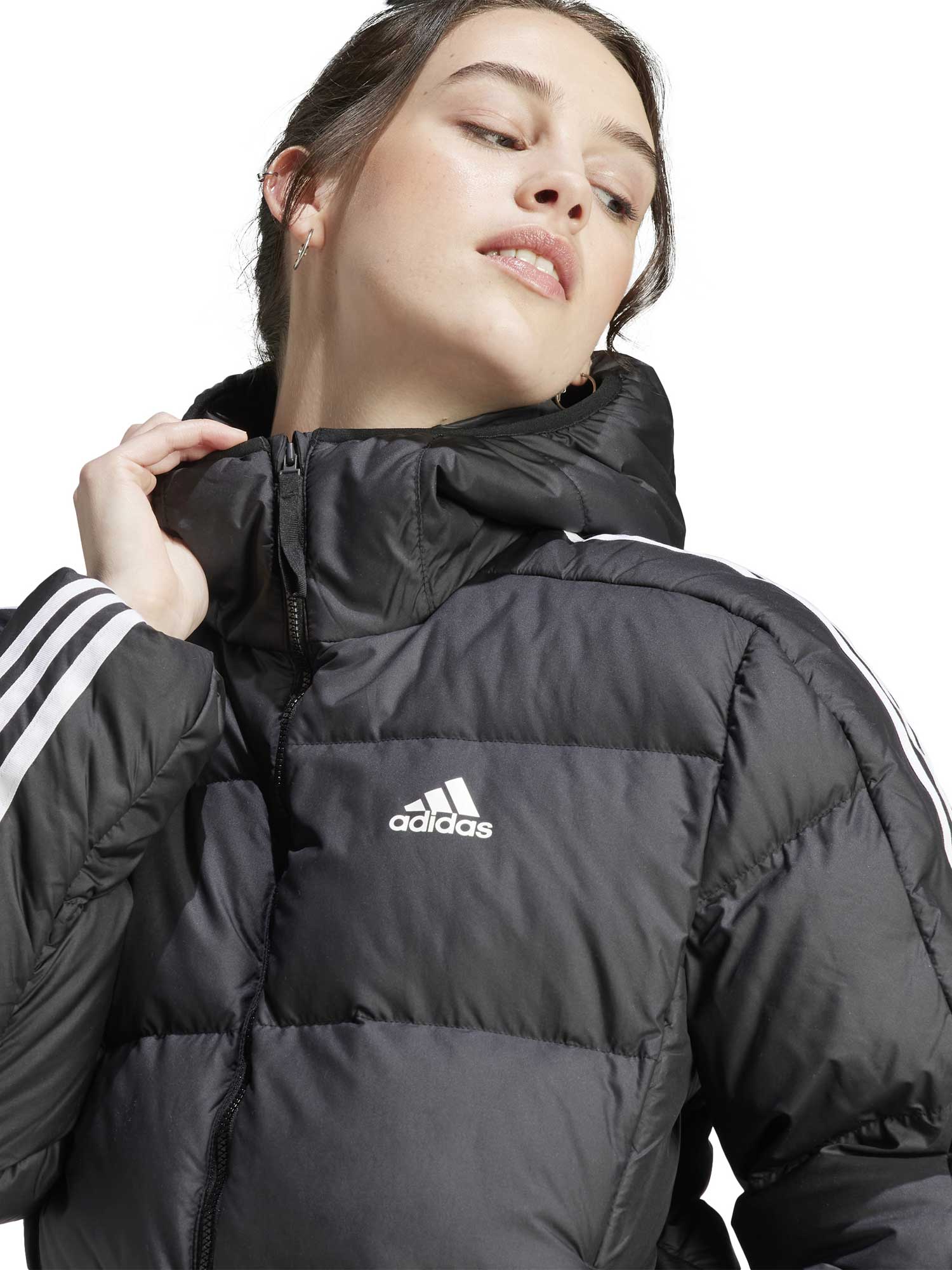ADIDAS SPORTSWEAR Яке Essentials 3-Stripes Mid Down Hooded