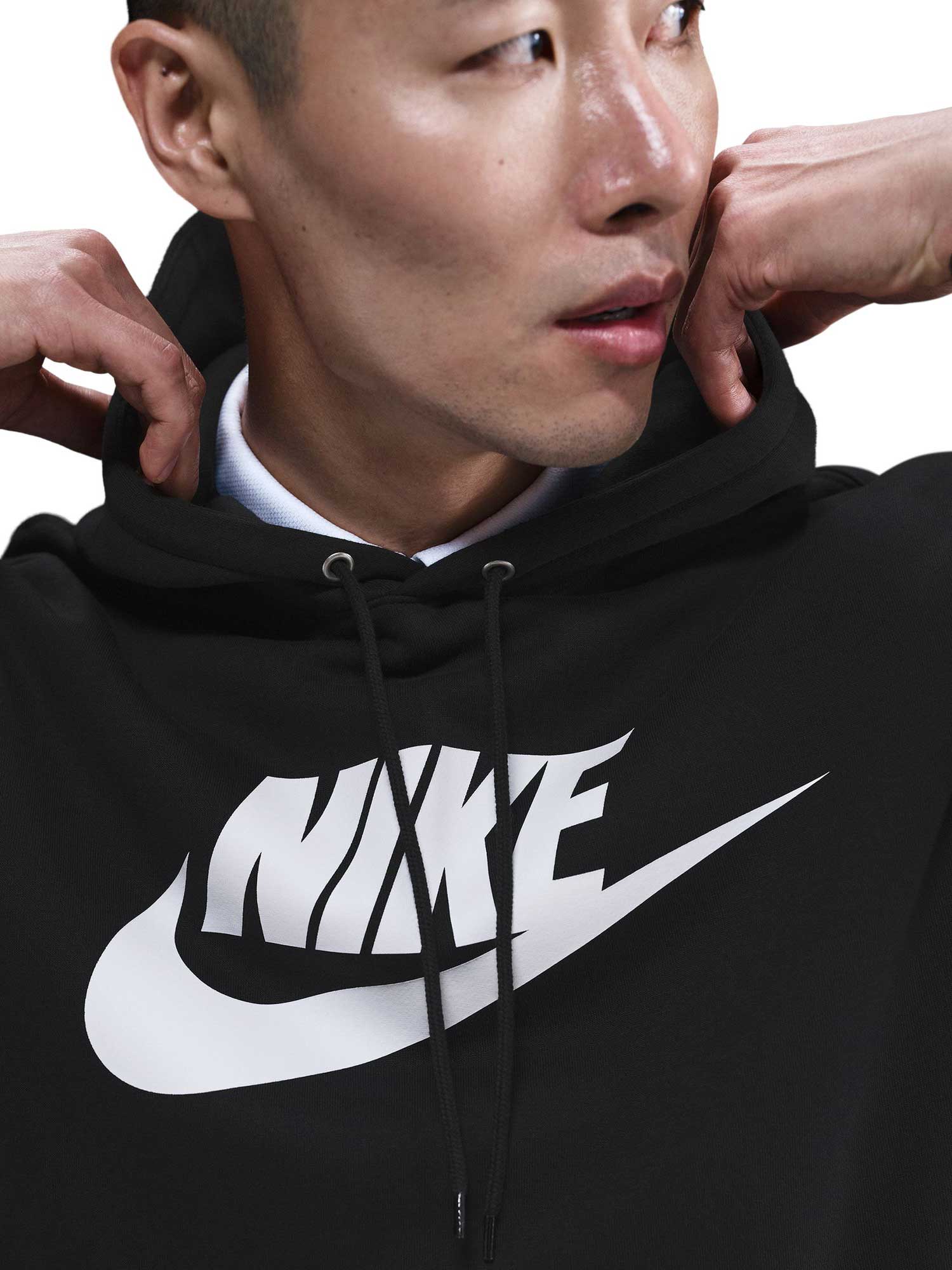 NIKE Суитшърт M NK CLUB BB PO GFX HOODIE