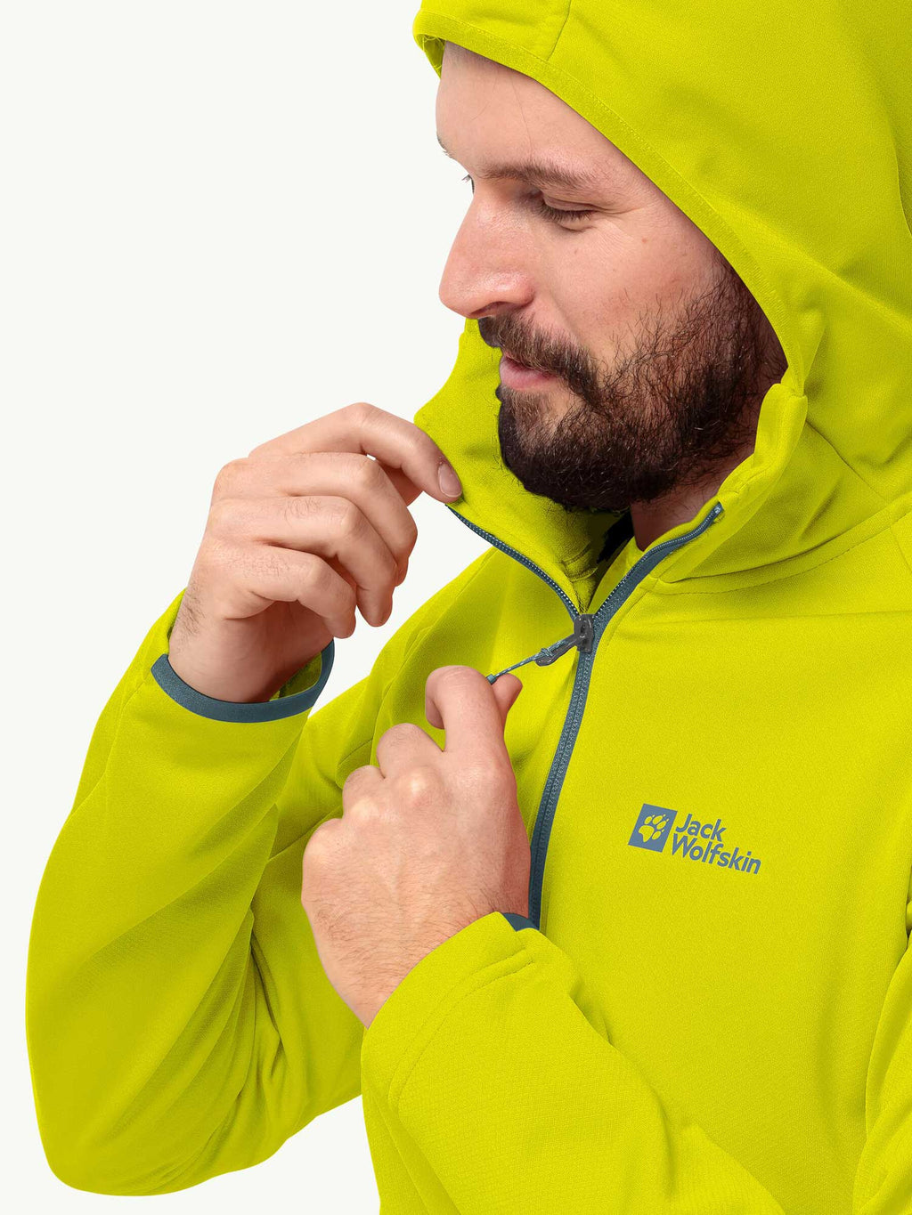 JACK WOLFSKIN Полар ALPGRAT HOODED FZ M