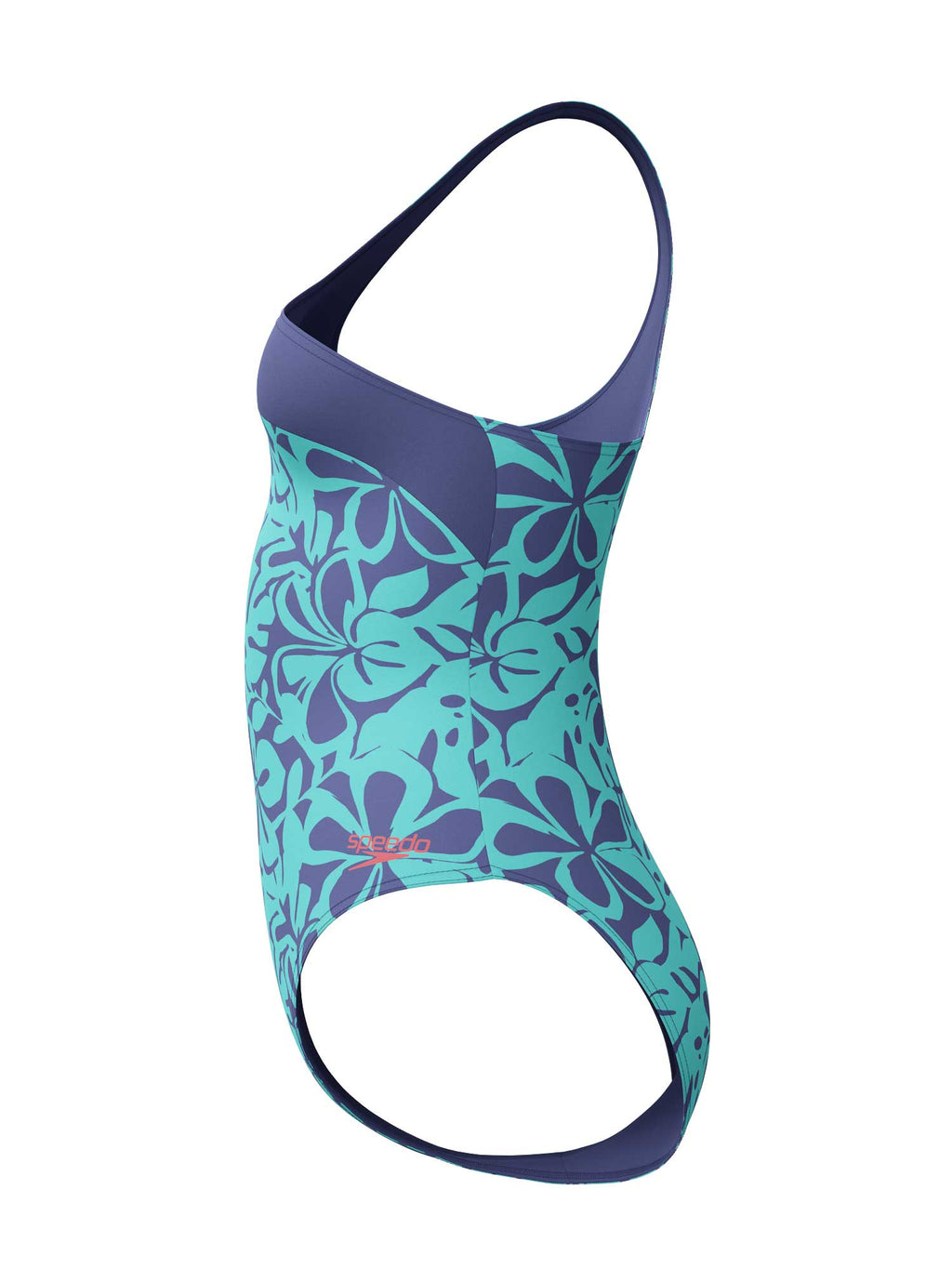 SPEEDO Цял бански WOMENS PRINTED ASYMETRIC