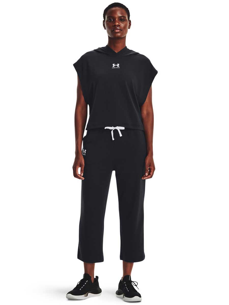UNDER ARMOUR Спортно долнище Rival Terry Flare Crop