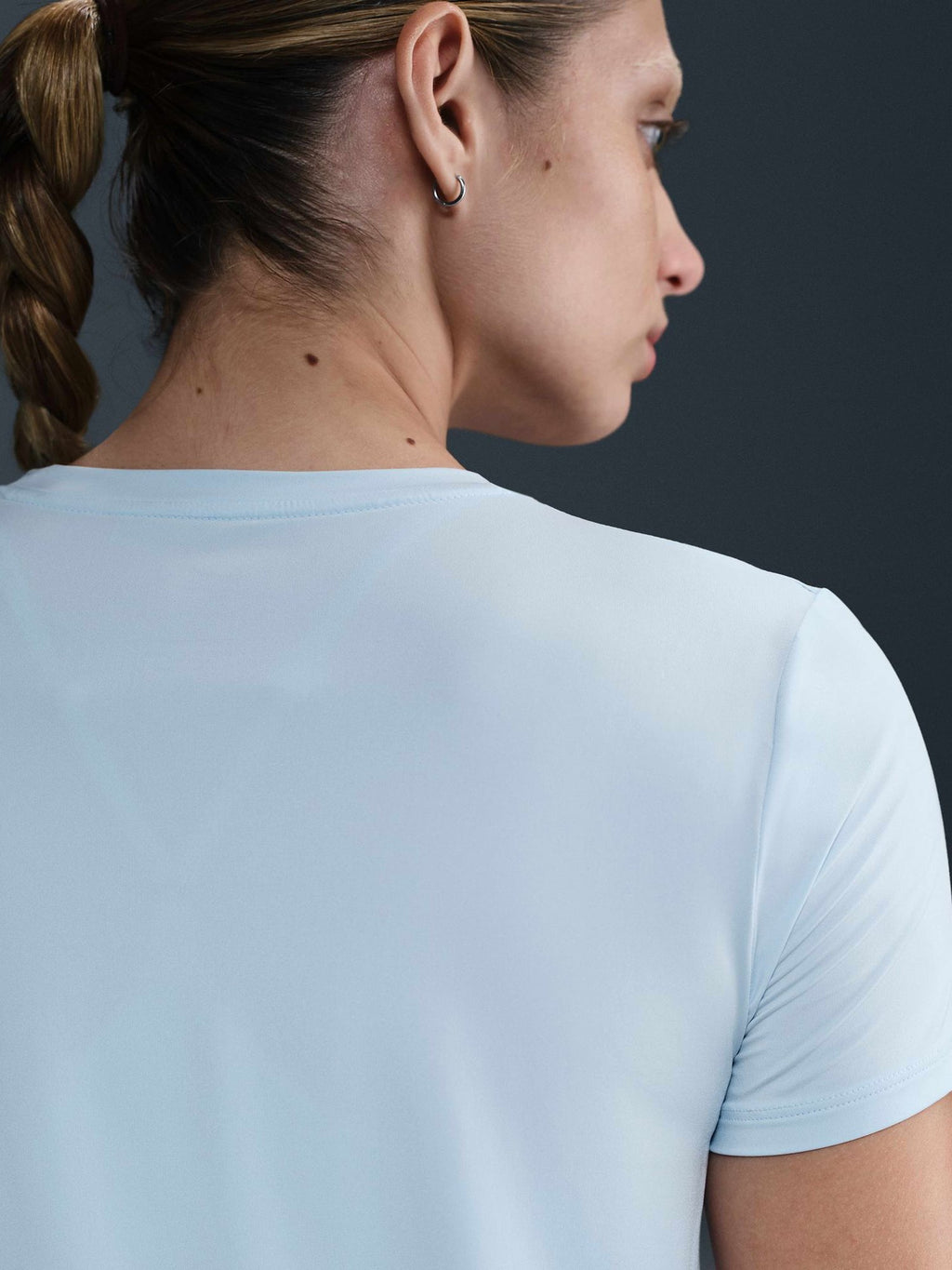 NIKE Тениска W NK ONE SWSH HBR DF SS TOP
