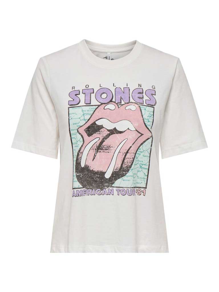 ONLY Тениска ONLROLLING STONES LIFE S/S TOP BOX JRS