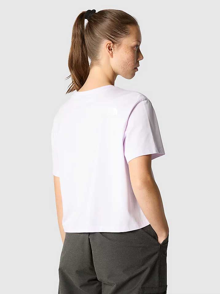 THE NORTH FACE Тениска W SIMPLE DOME CROPPED SLIM TEE