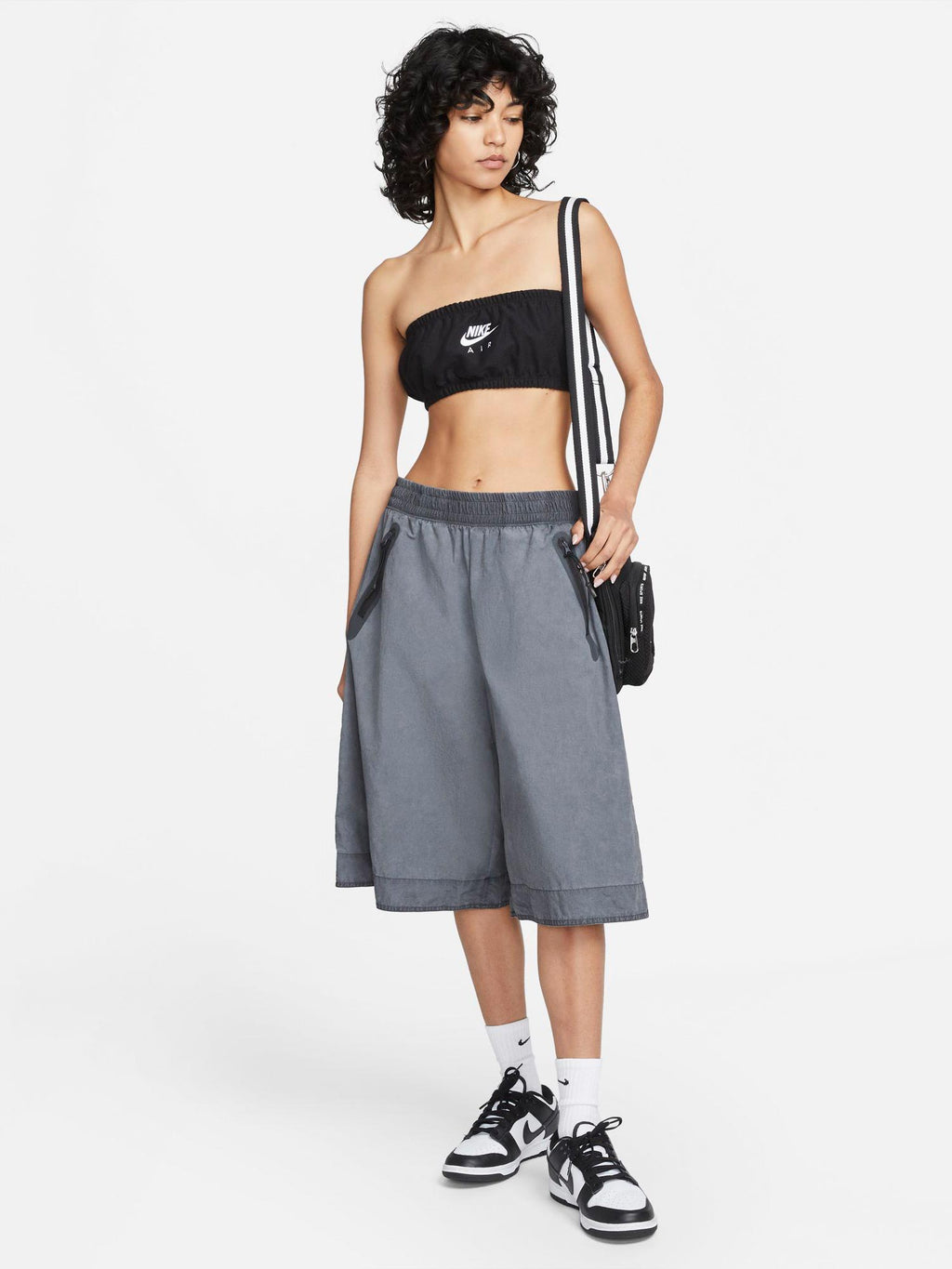 NIKE Бюстие W AIR PIQUE TOP BANDEAU