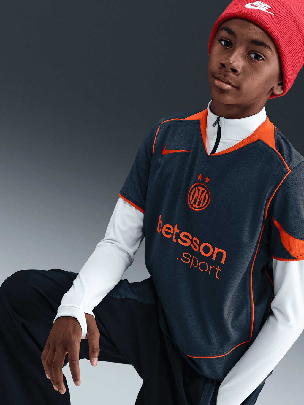NIKE Тениска INTER Y NK DF JSY SS STAD 3R 25/26