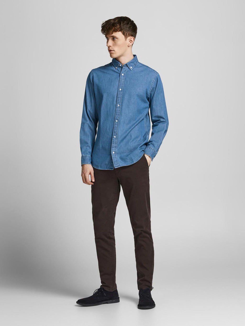JACK & JONES Риза JWHPLAIN