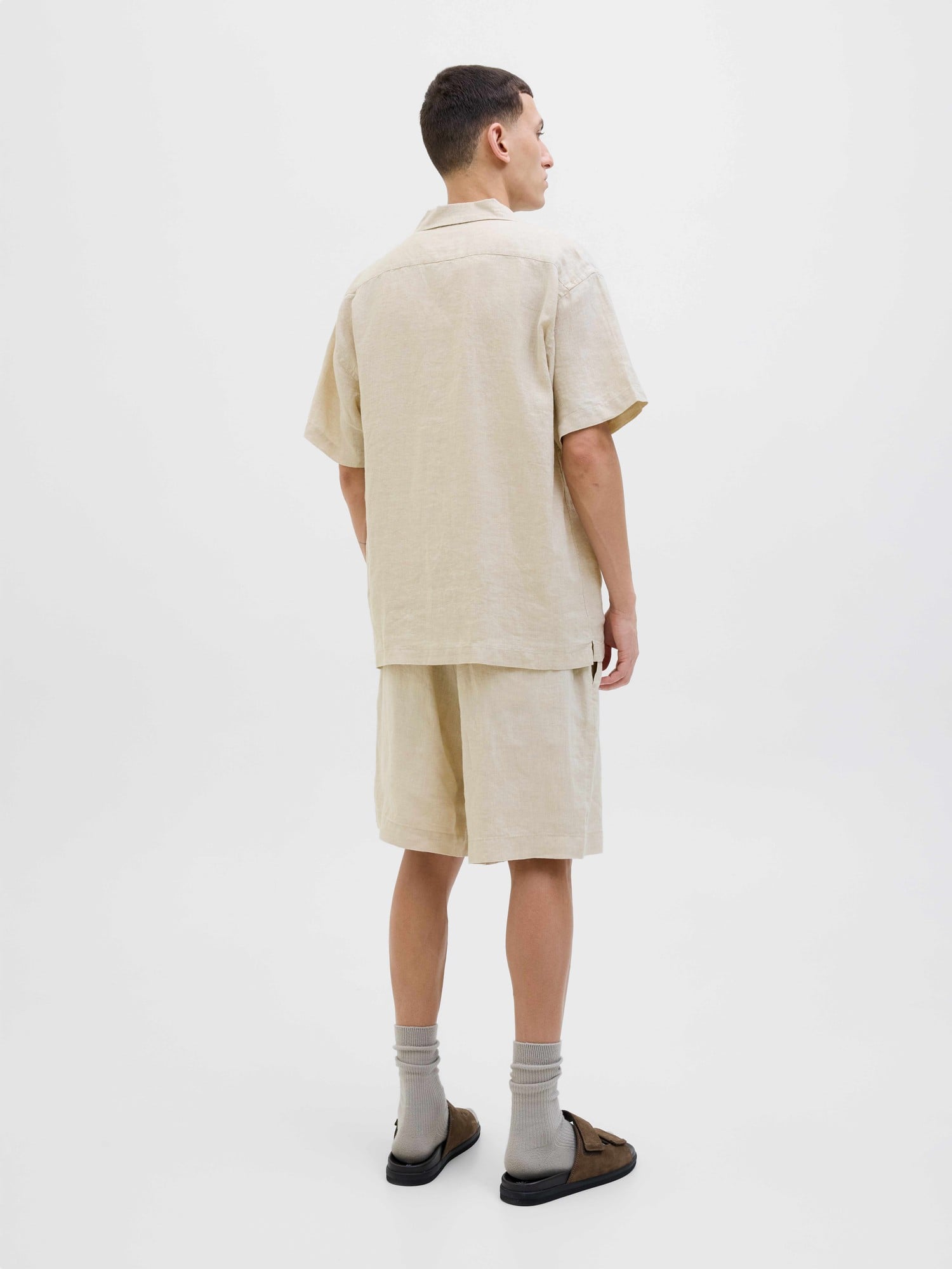 JACK & JONES Къси панталони JPSTBILL LAWRENCE LINEN SHORTS