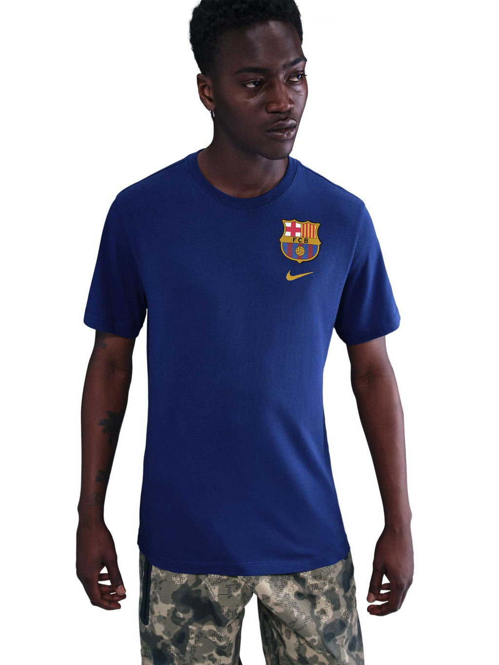 NIKE Тениска FCB M NK CREST TEE