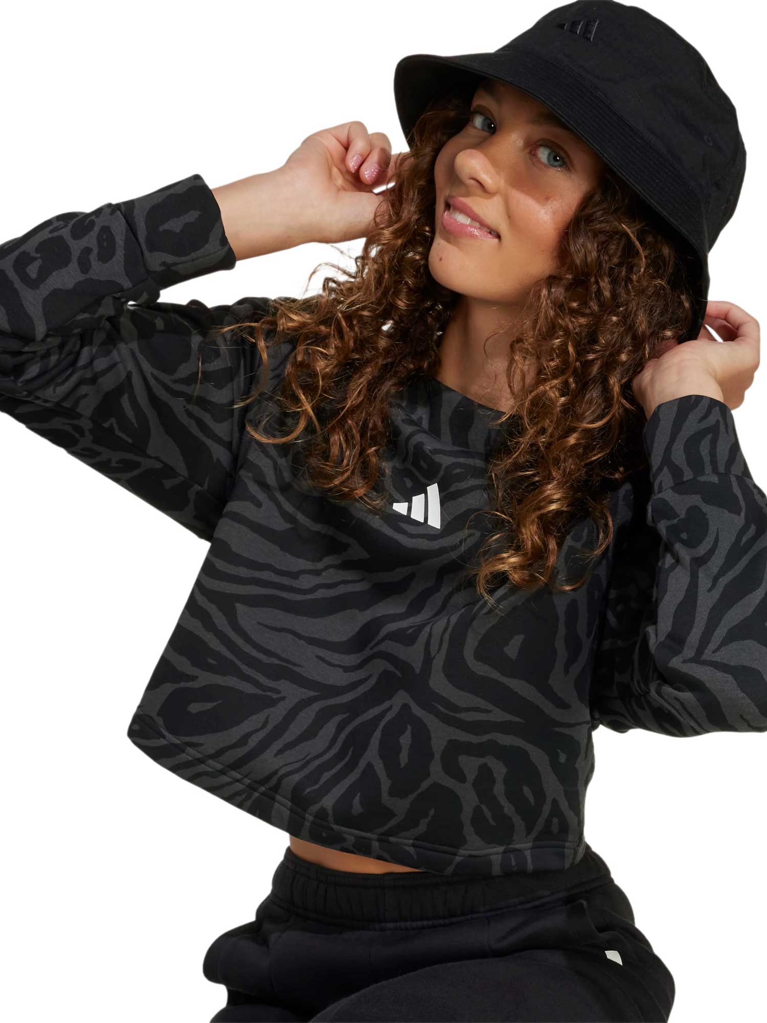 ADIDAS SPORTSWEAR Блуза Future Icons Cropped Sweatshirt Kids