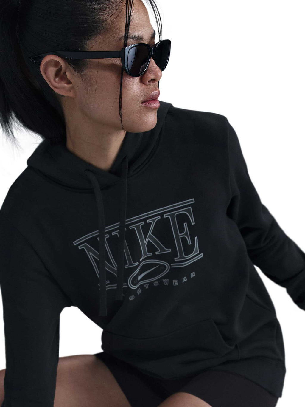 NIKE Суитшърт W NSW CLUB FLC STD GX HDY