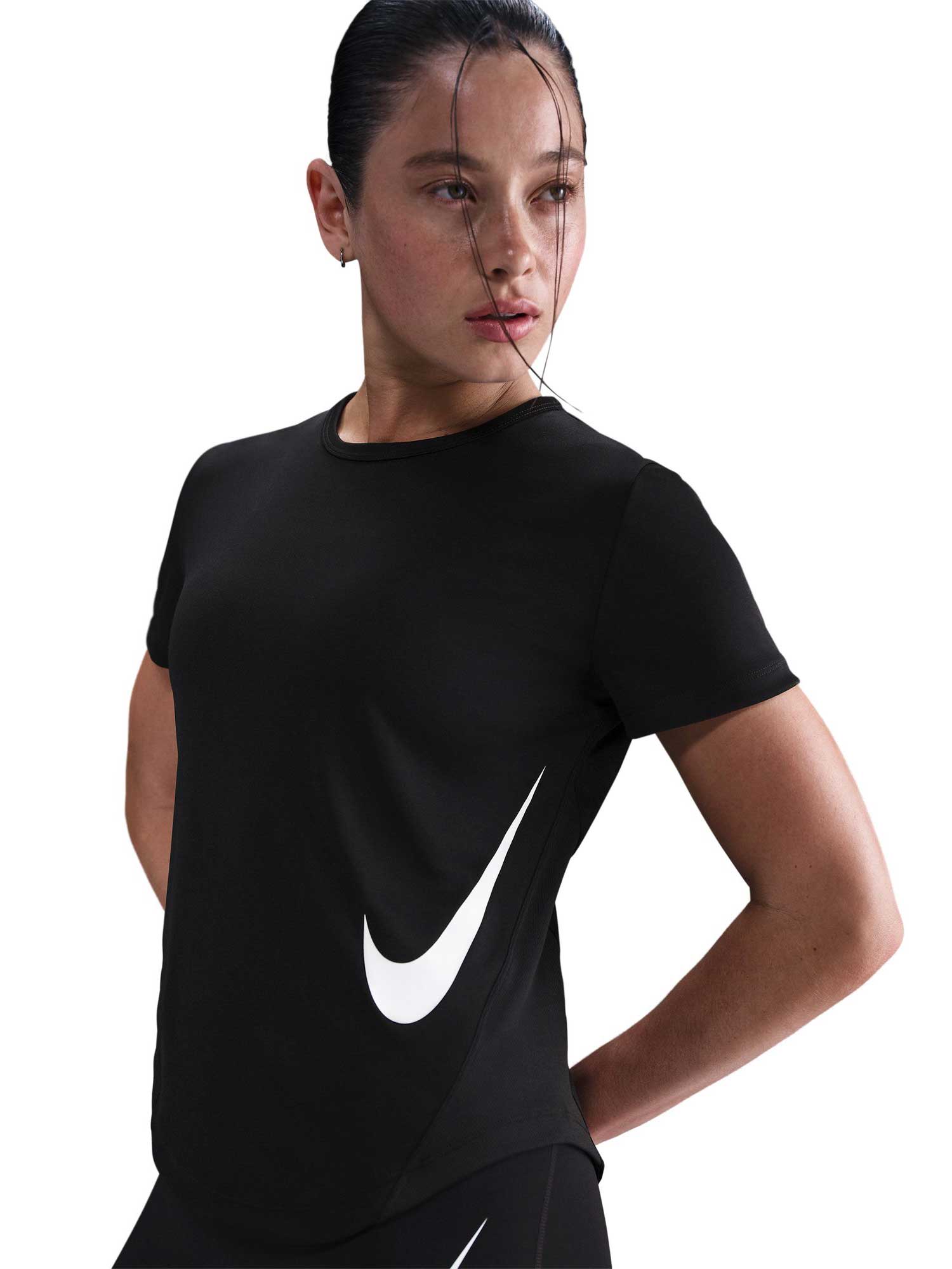 NIKE Тениска W NK TEMPO SWSH HBR DF SS TOP