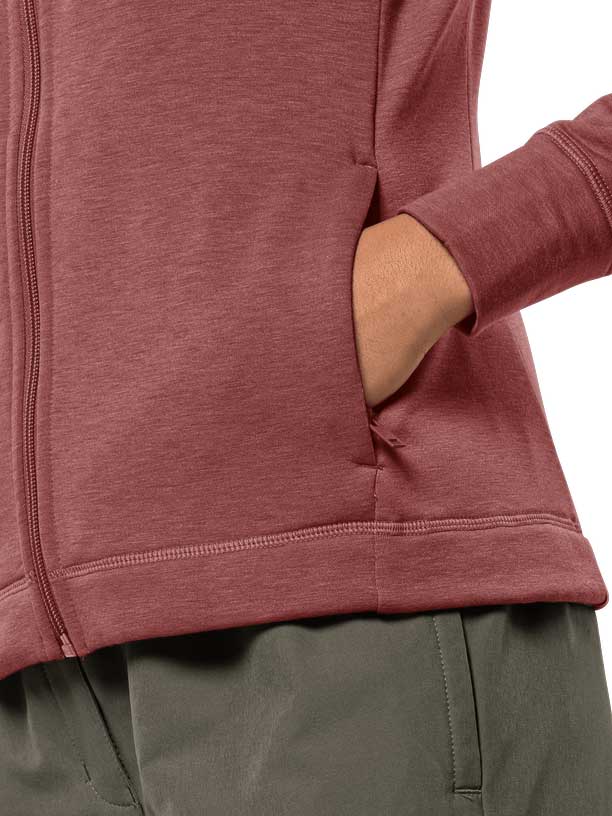 JACK WOLFSKIN Суитшърт WALDSEE HOODED JKT W