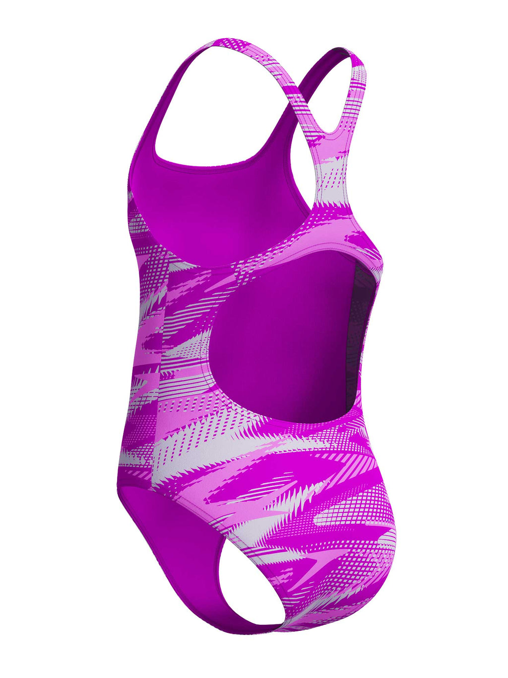 SPEEDO Цял бански GIRLS HYPERBOOM ALLOVER MEDALIST