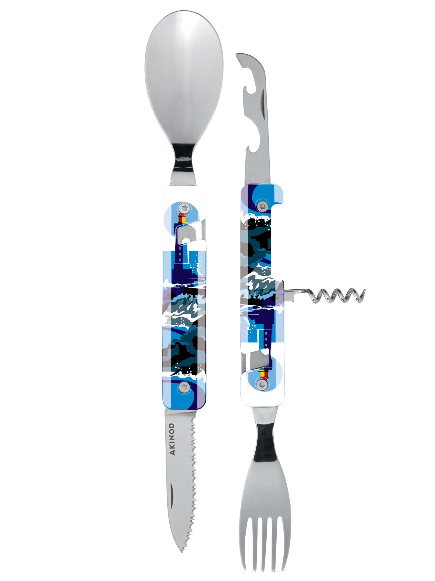 AKINOD Прибори за хранене Multifunction Cutlery 13H25