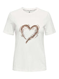 ONLY Тениска ONLMARCY LIFE S/S BOX TOP CC JRS