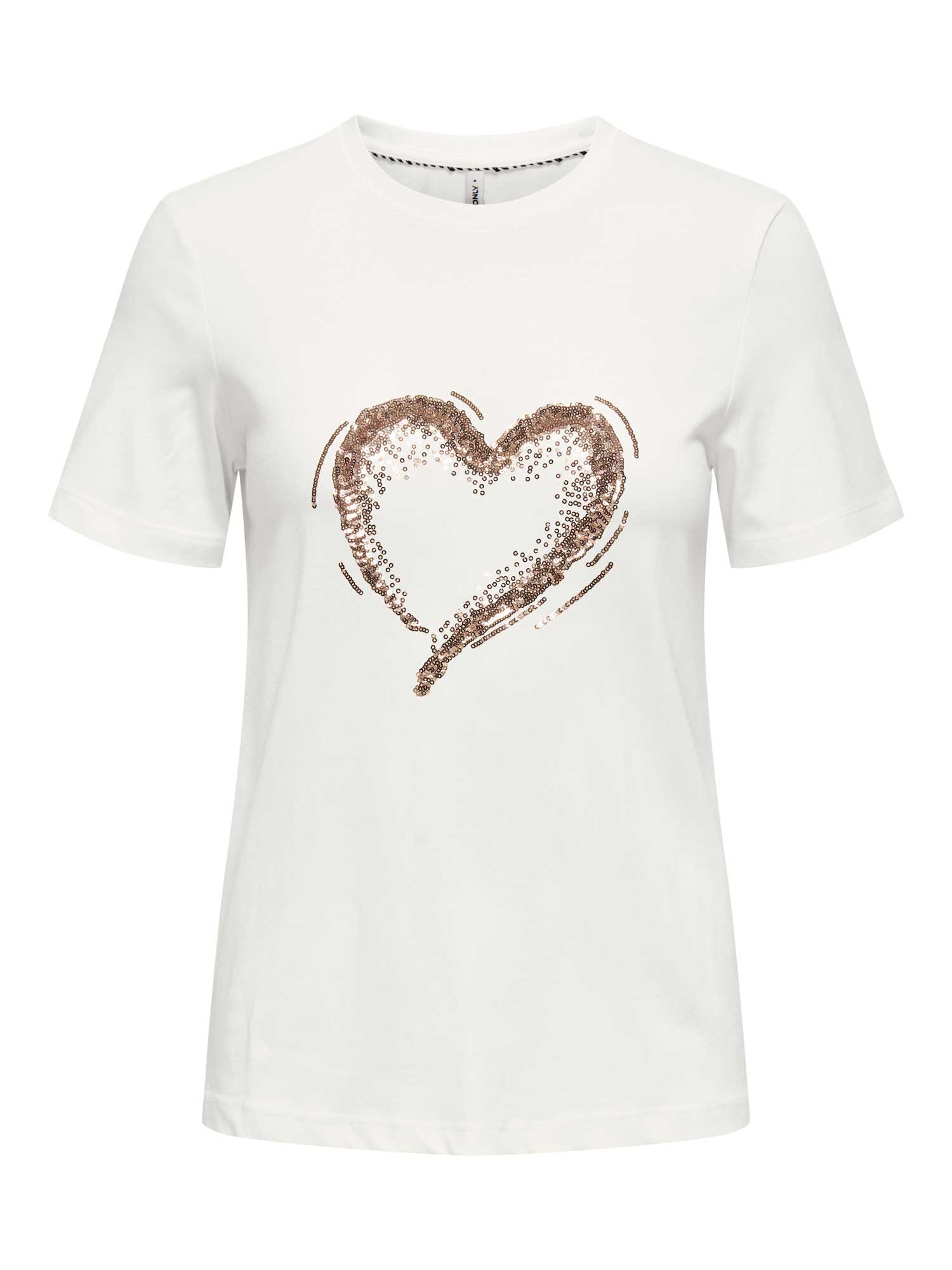 ONLY Тениска ONLMARCY LIFE S/S BOX TOP CC JRS