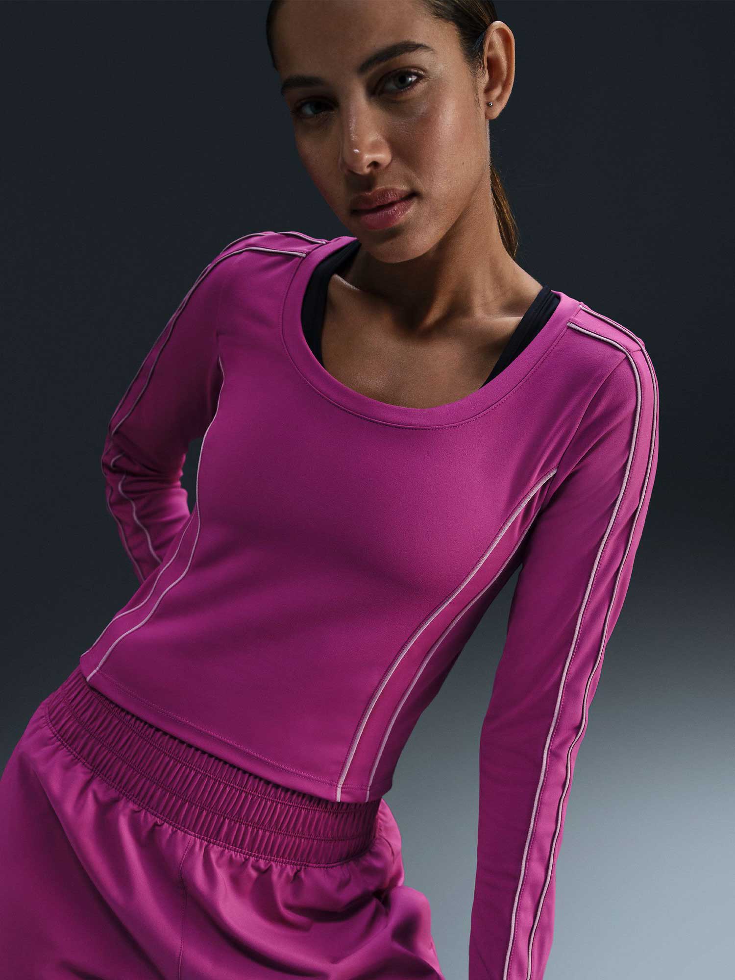 NIKE Блуза W NK ONE LS TOP CAPSULE