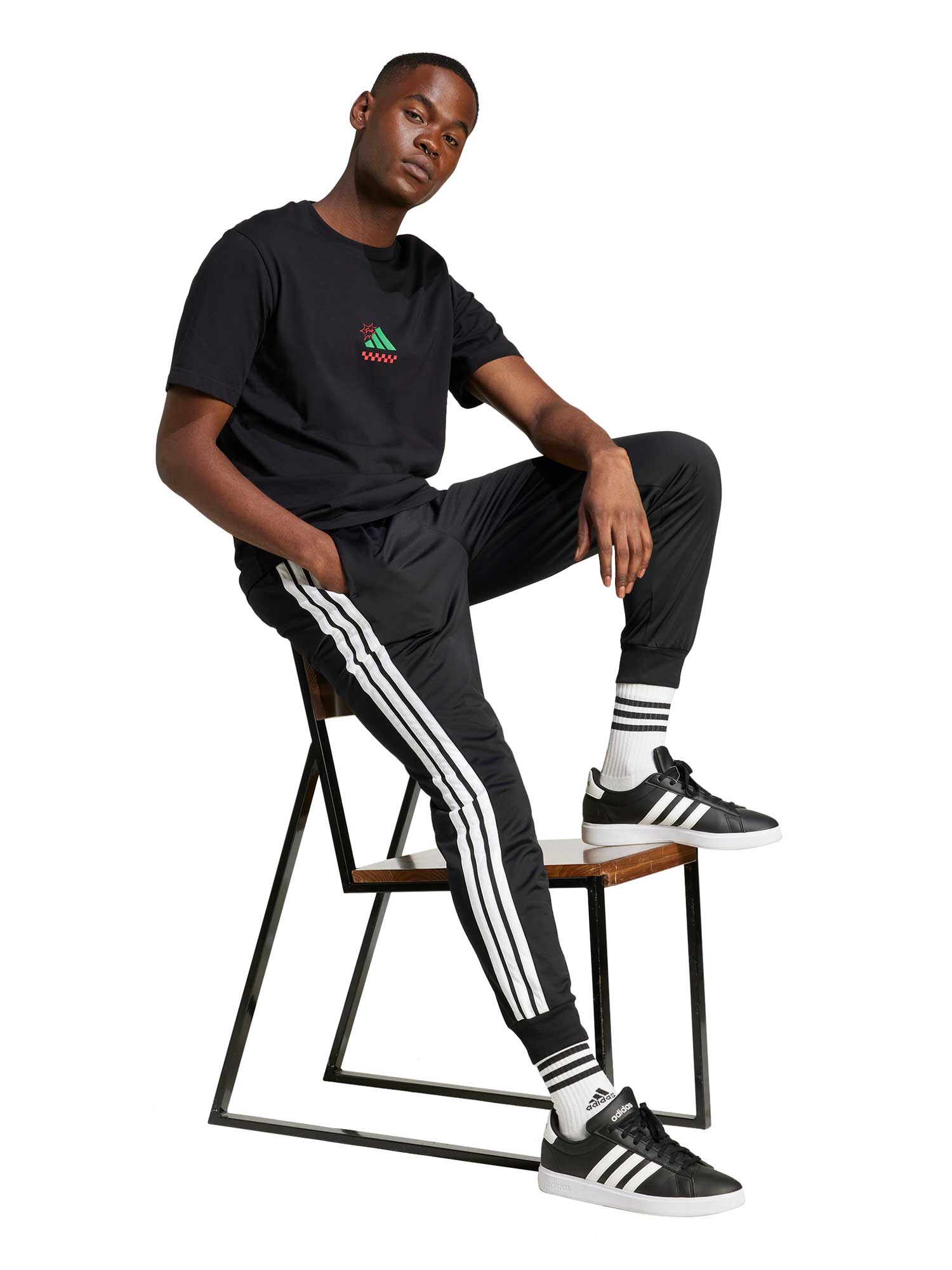 ADIDAS SPORTSWEAR Тениска Lounge Pizza Graphic T-Shirt