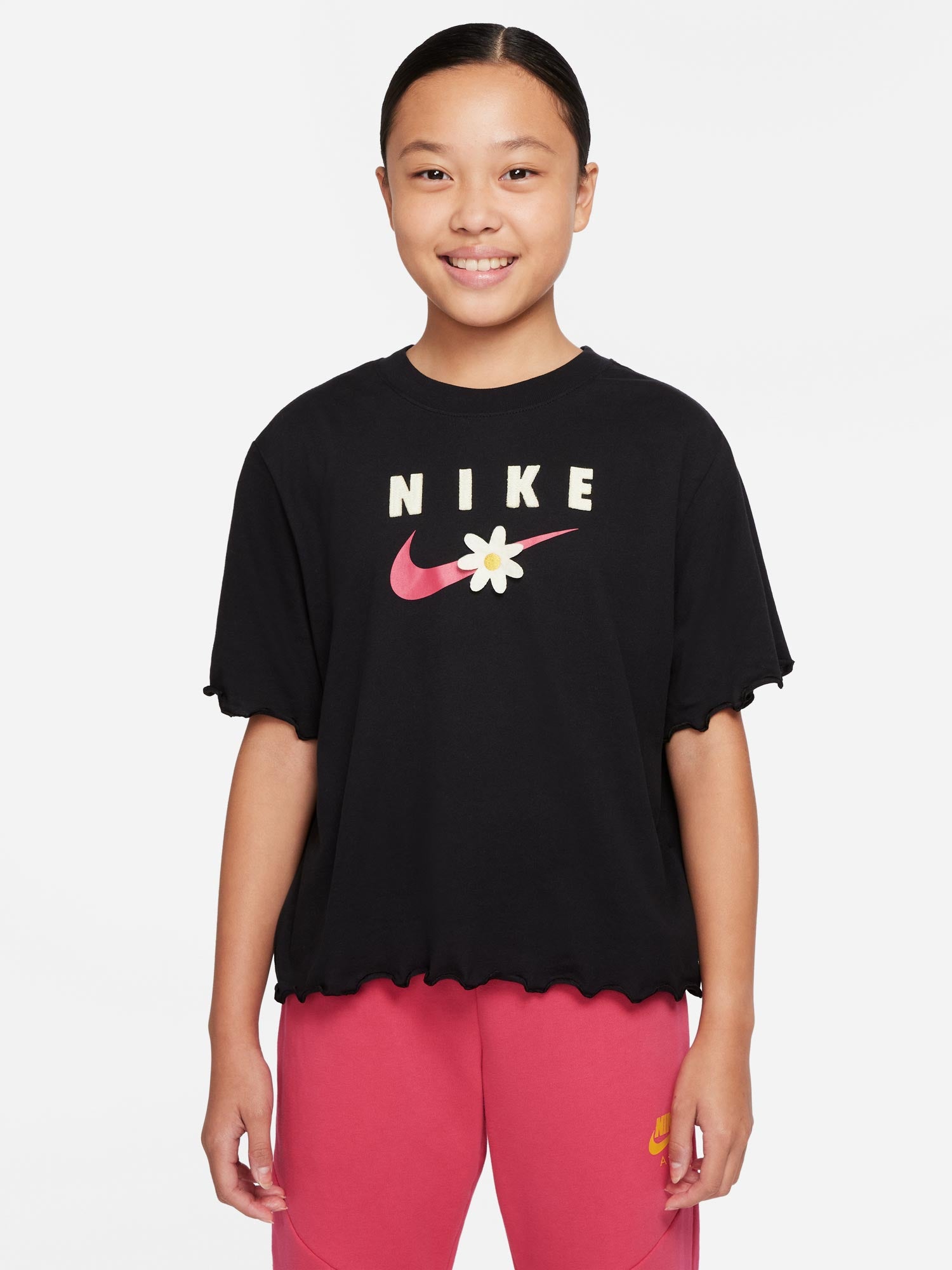 NIKE Тениска G ENERGY BOXY FRILLY