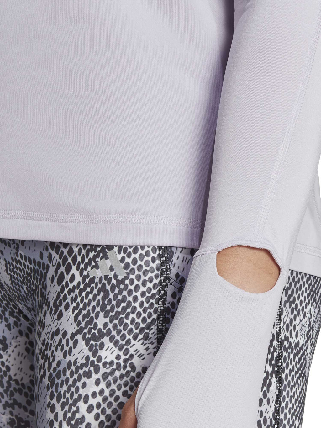 ADIDAS PERFORMANCE Блуза Fast Running Half-Zip Long-Sleeve Top