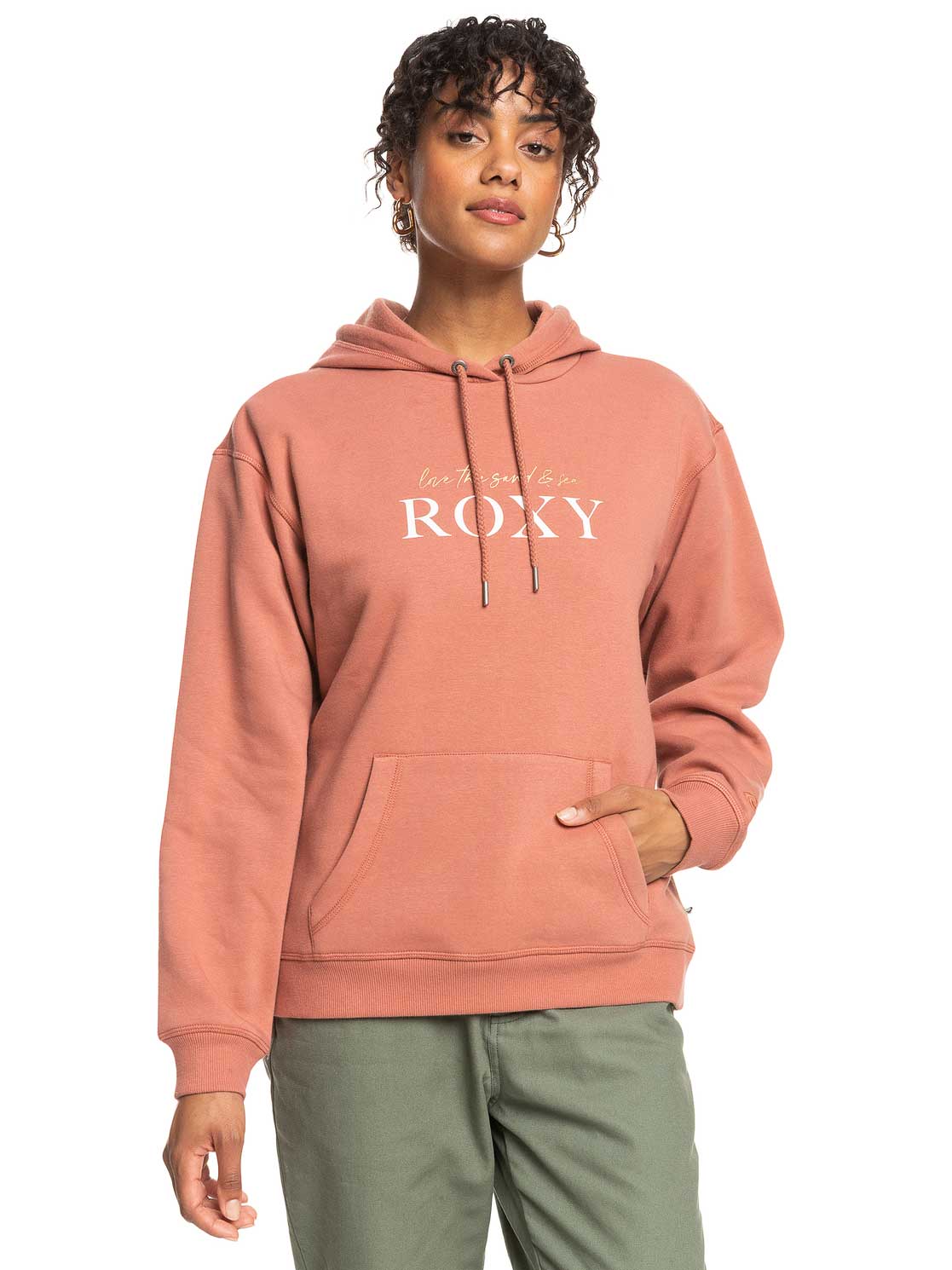 ROXY Суитшърт SURF STOKED HOODIE BRUSHED