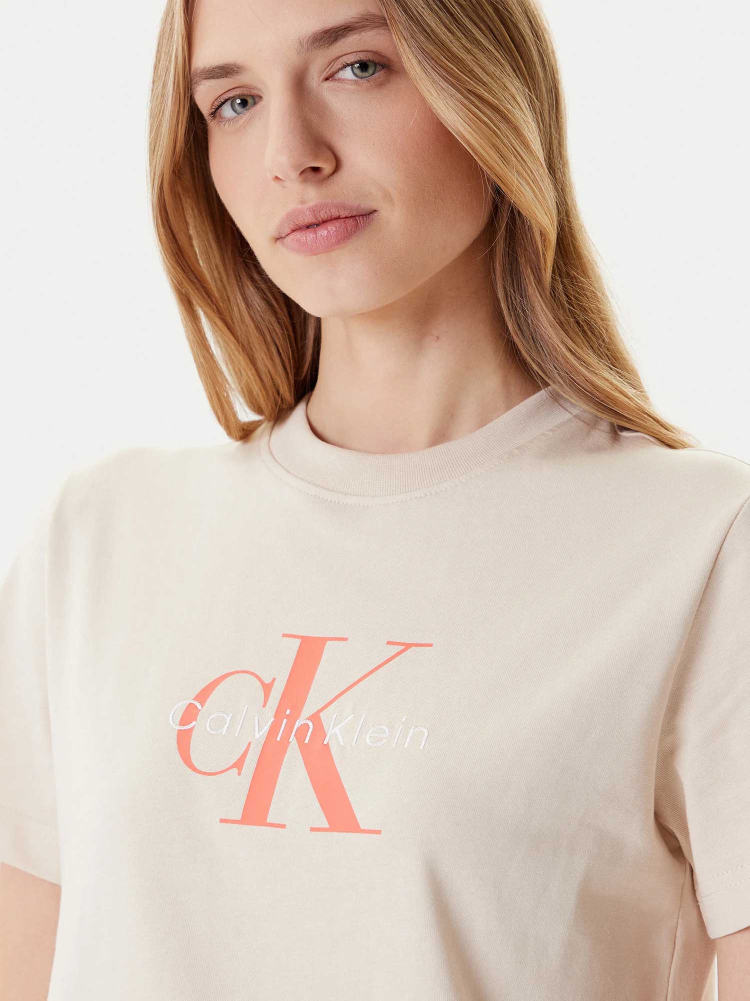 Calvin Klein Jeans Тениска HR SS CLSSC MNLG CNC