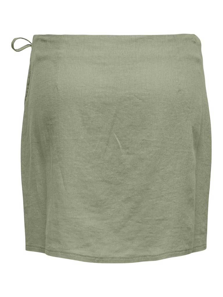 ONLY Пола ONLCARO MW WRAP LINEN BL SKIRT CC PNT