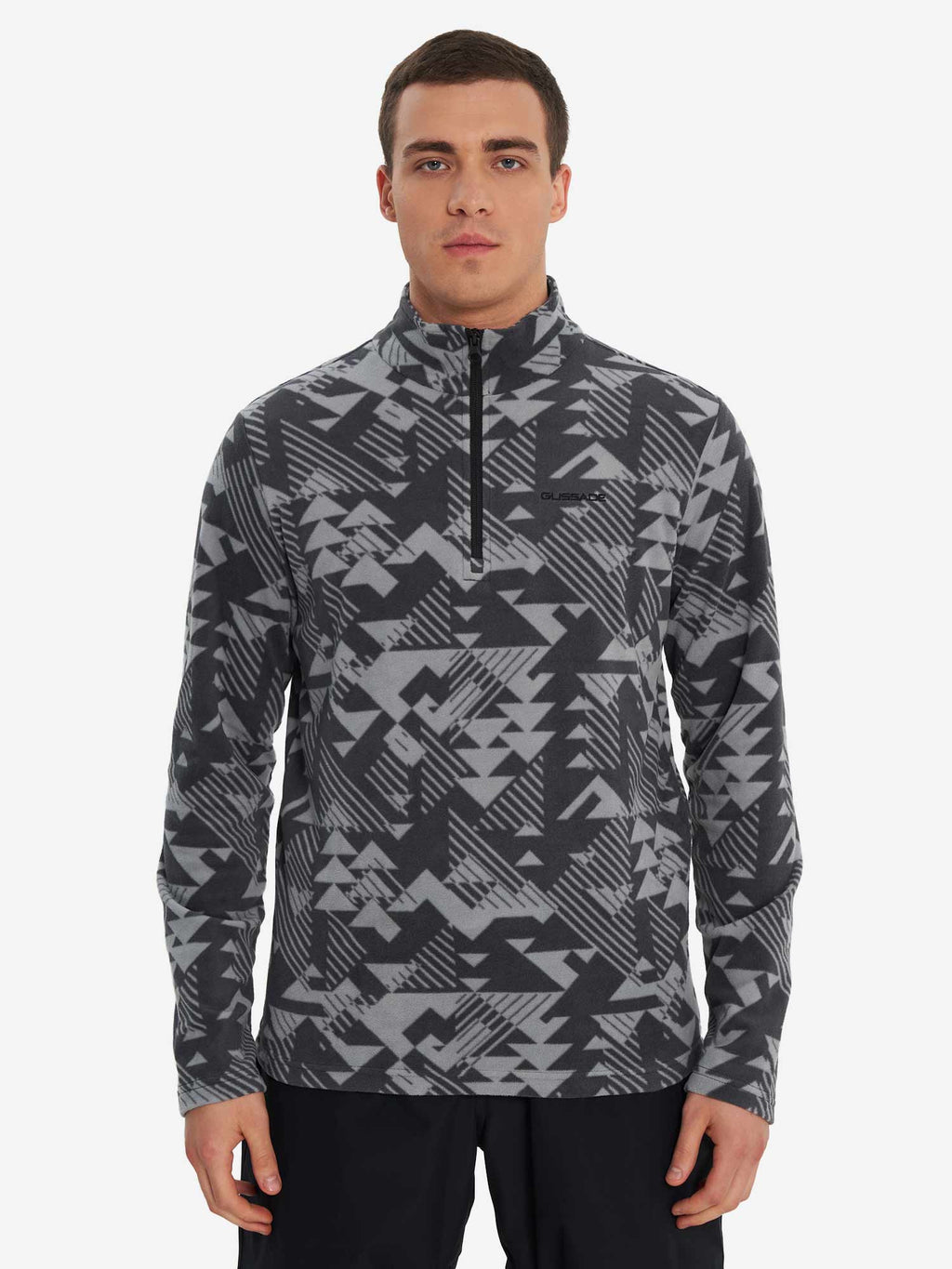 GLISSADE Полар Printed Men's H/Z Fleece