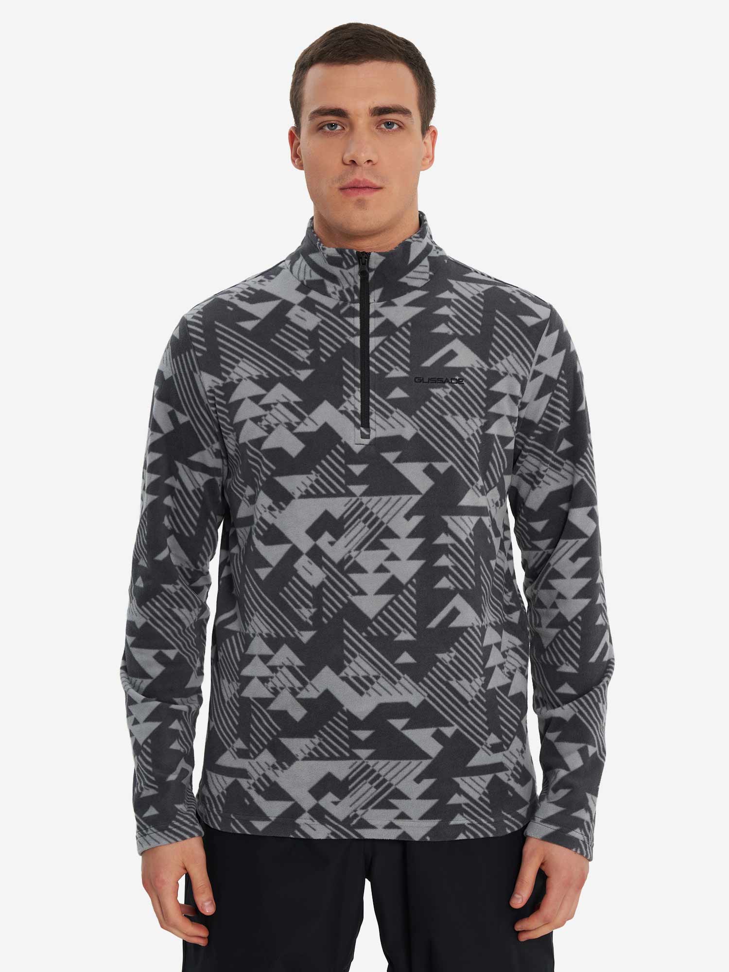 GLISSADE Полар Printed Men's H/Z Fleece