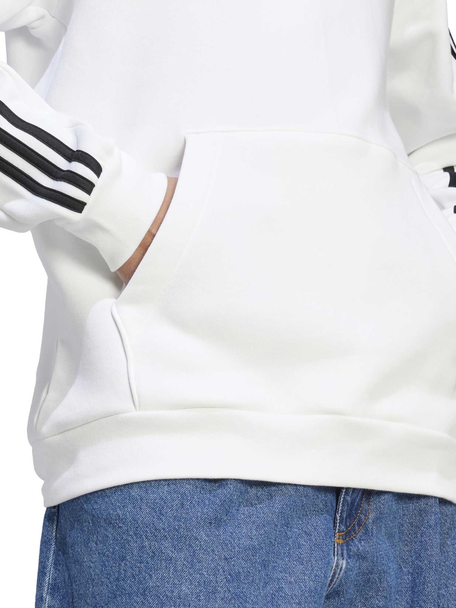 ADIDAS SPORTSWEAR Суитшърт Essentials Fleece 3-Stripes Hoodie