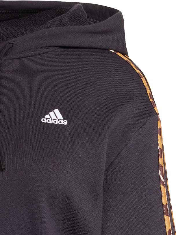 ADIDAS SPORTSWEAR Суитшърт Essentials 3-Stripes Animal Print Relaxed