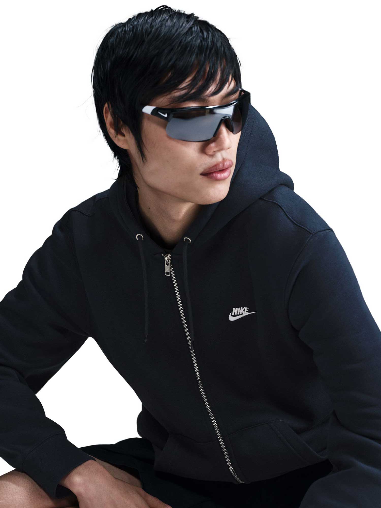 NIKE Суитшърт M NK CLUB BB FZ HOODIE