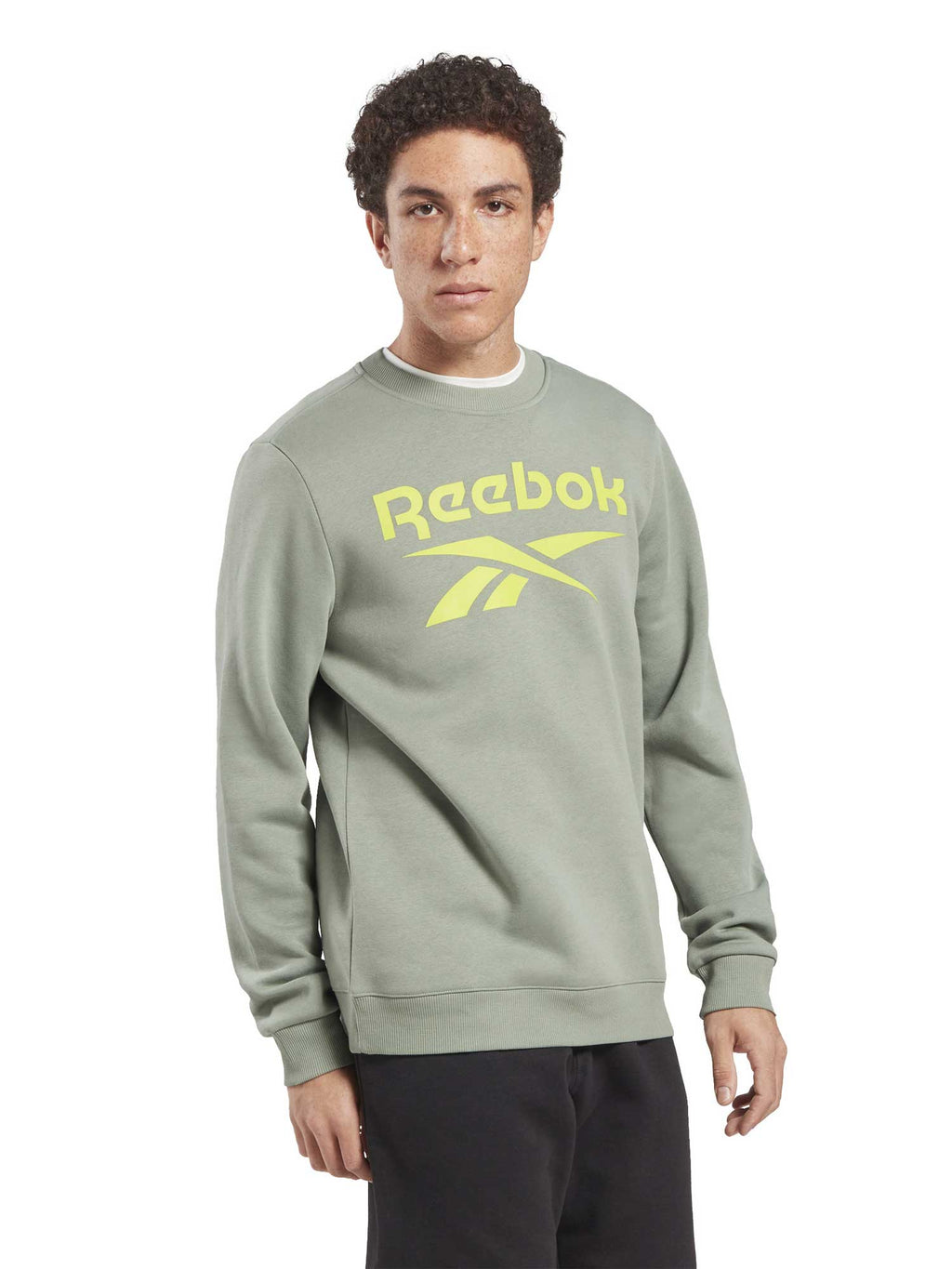 REEBOK Блуза Identity Fleece Stacked Logo Crew