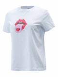 BRILLE Тениска Red Lips