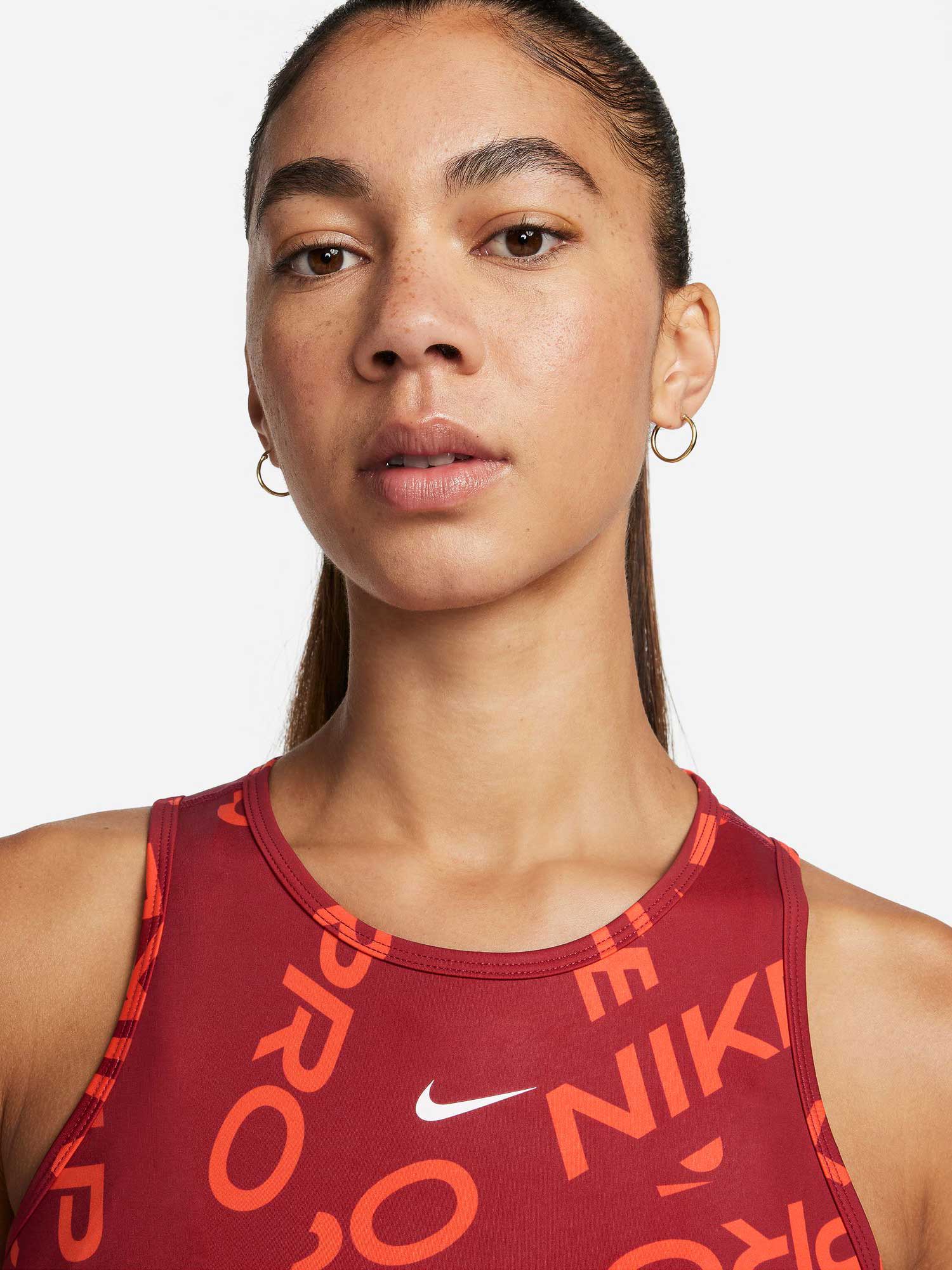 NIKE Потник W NP DF CROP TANK AOP