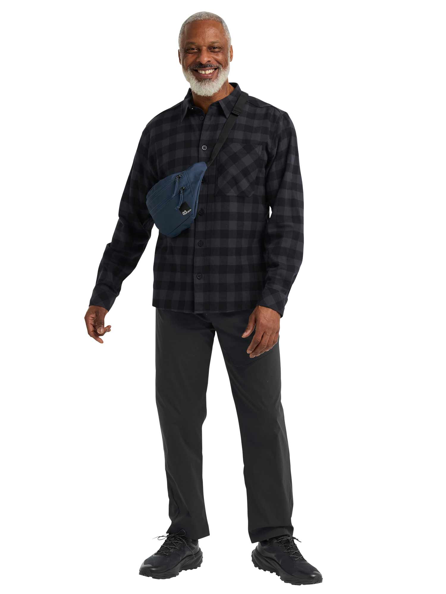 JACK WOLFSKIN Риза LITE FLANNEL SHIRT M
