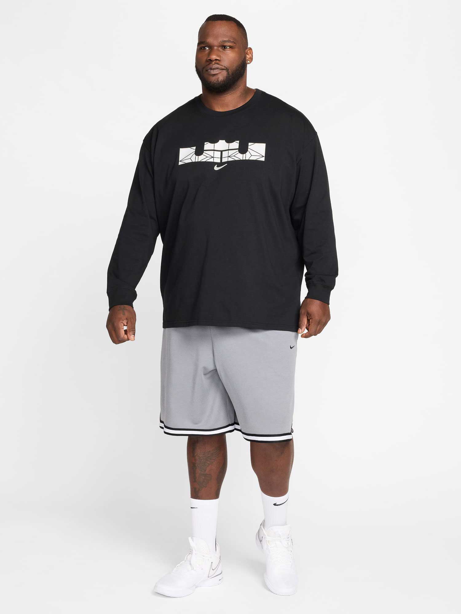 NIKE Блуза LEBRON M NK TEE LS M90