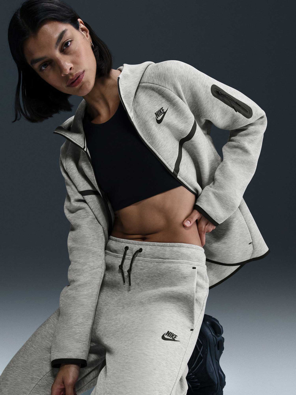 NIKE Спортно долнище W NSW TCH FLC MR JGGER 2