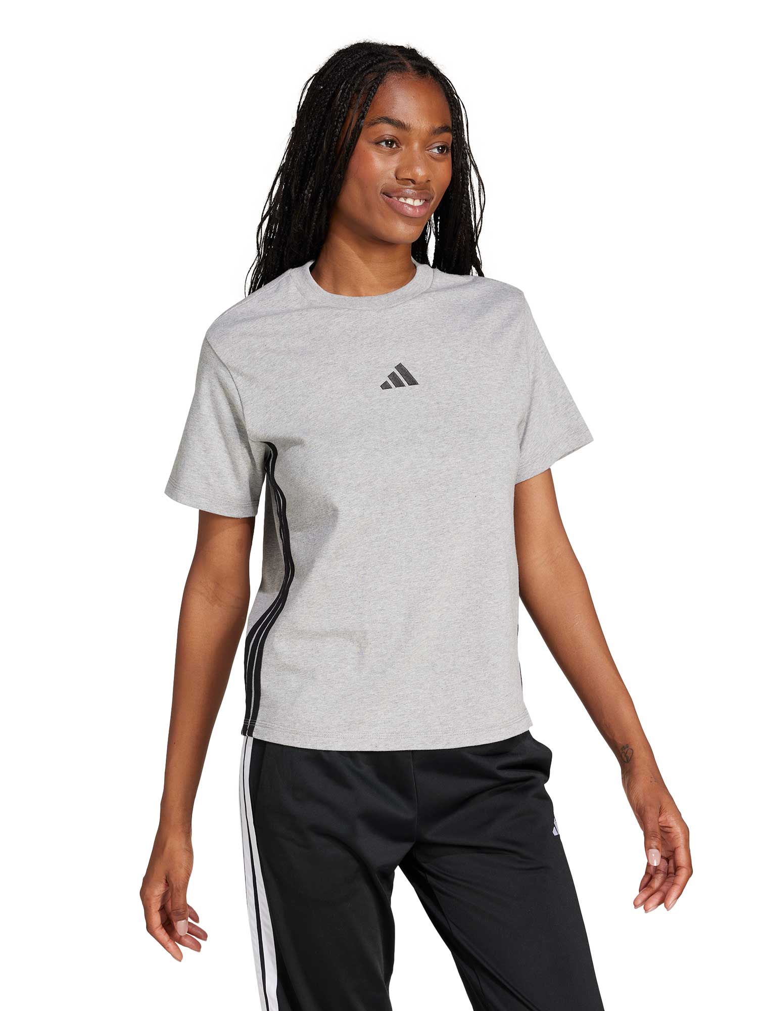 ADIDAS SPORTSWEAR Тениска Essentials 3-Stripes Cotton T-Shirt