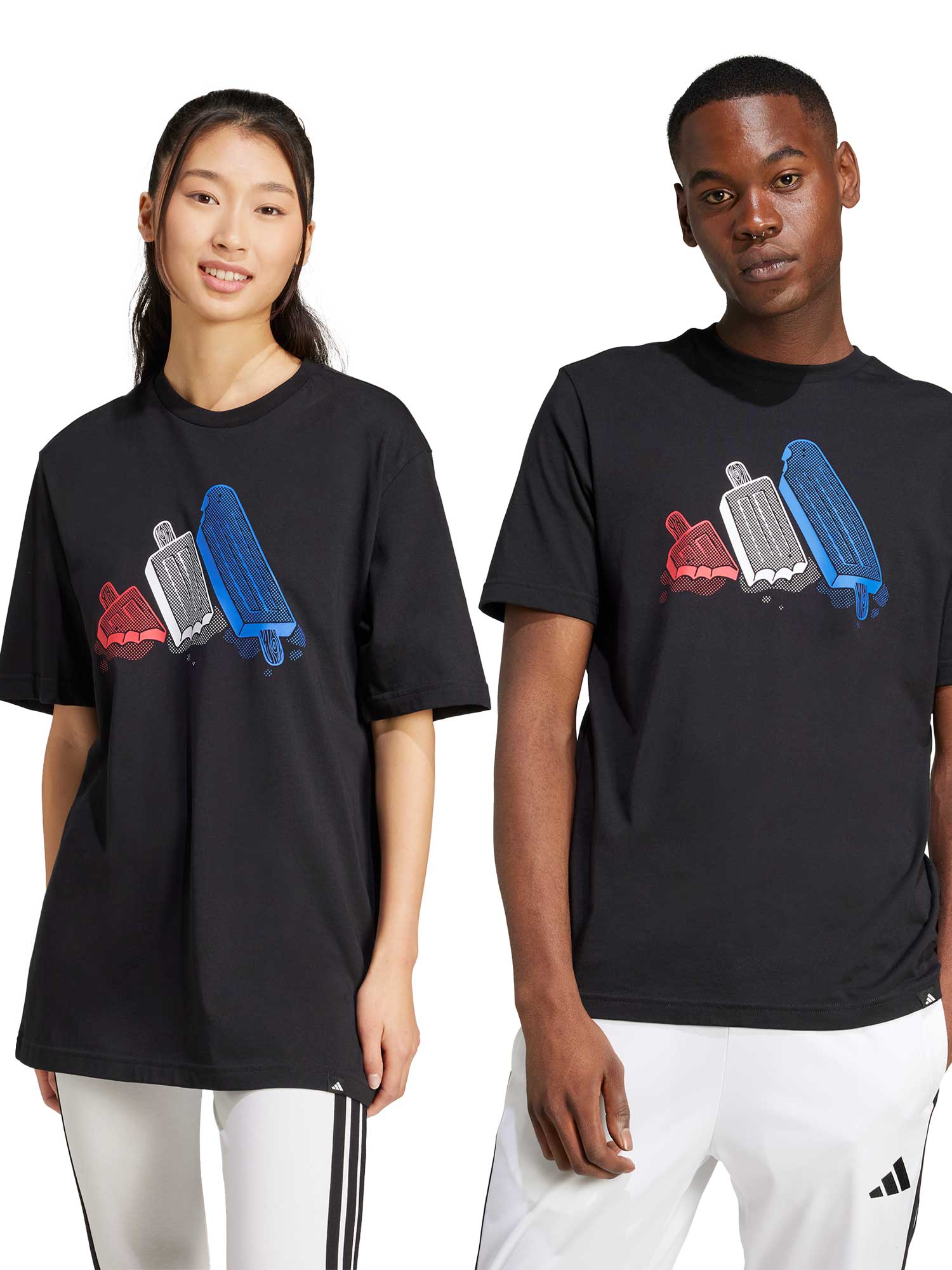 ADIDAS SPORTSWEAR Тениска Lounge Ice Graphic T-Shirt