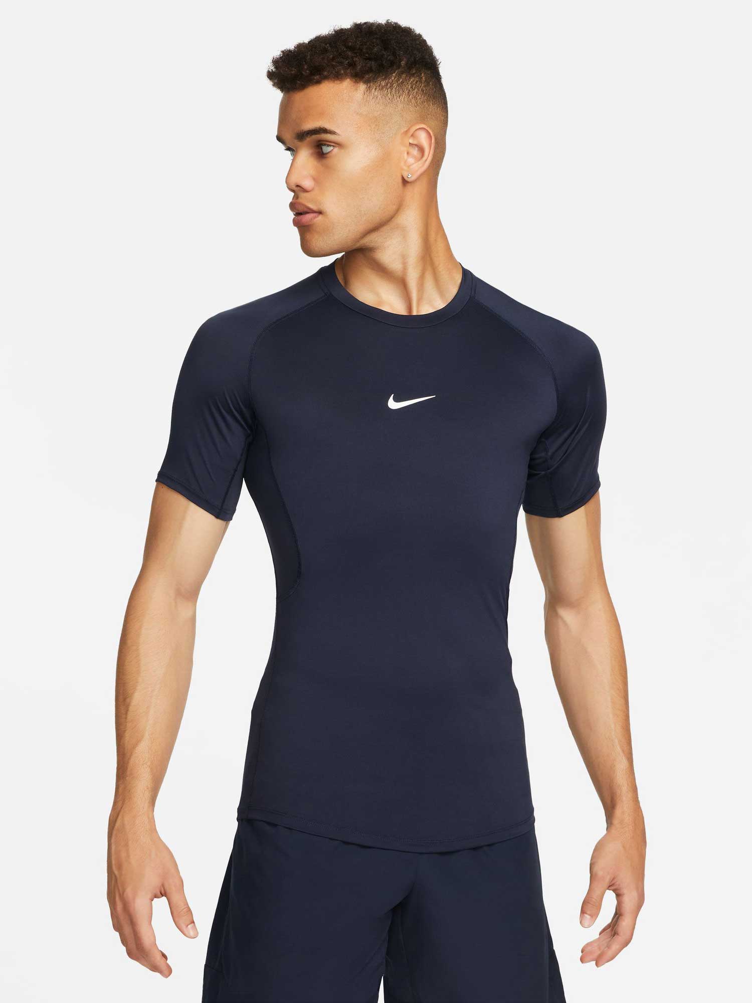 NIKE Тениска M NP DF TIGHT TOP SS