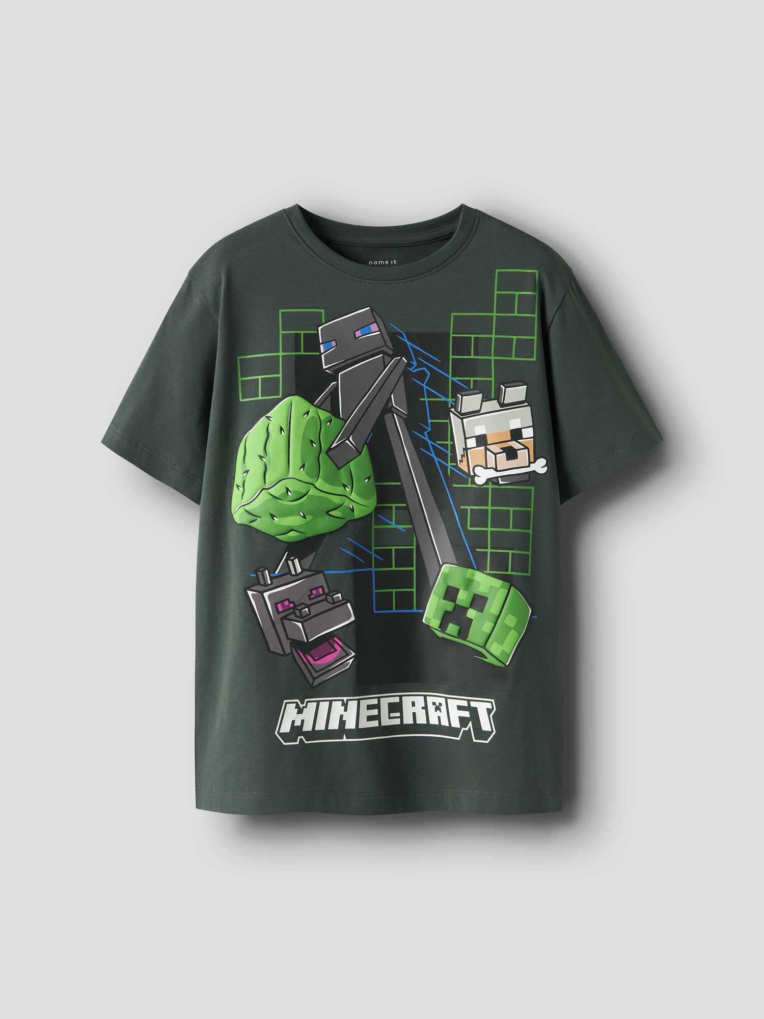 NAME IT Тениска NKMJUKE MINECRAFT SS NREG TOP BOX BFU
