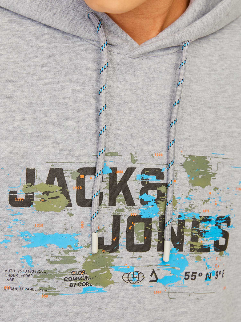 JACK & JONES Суитшърт JCOOUTDOOR LOGO SWEAT HOOD SN