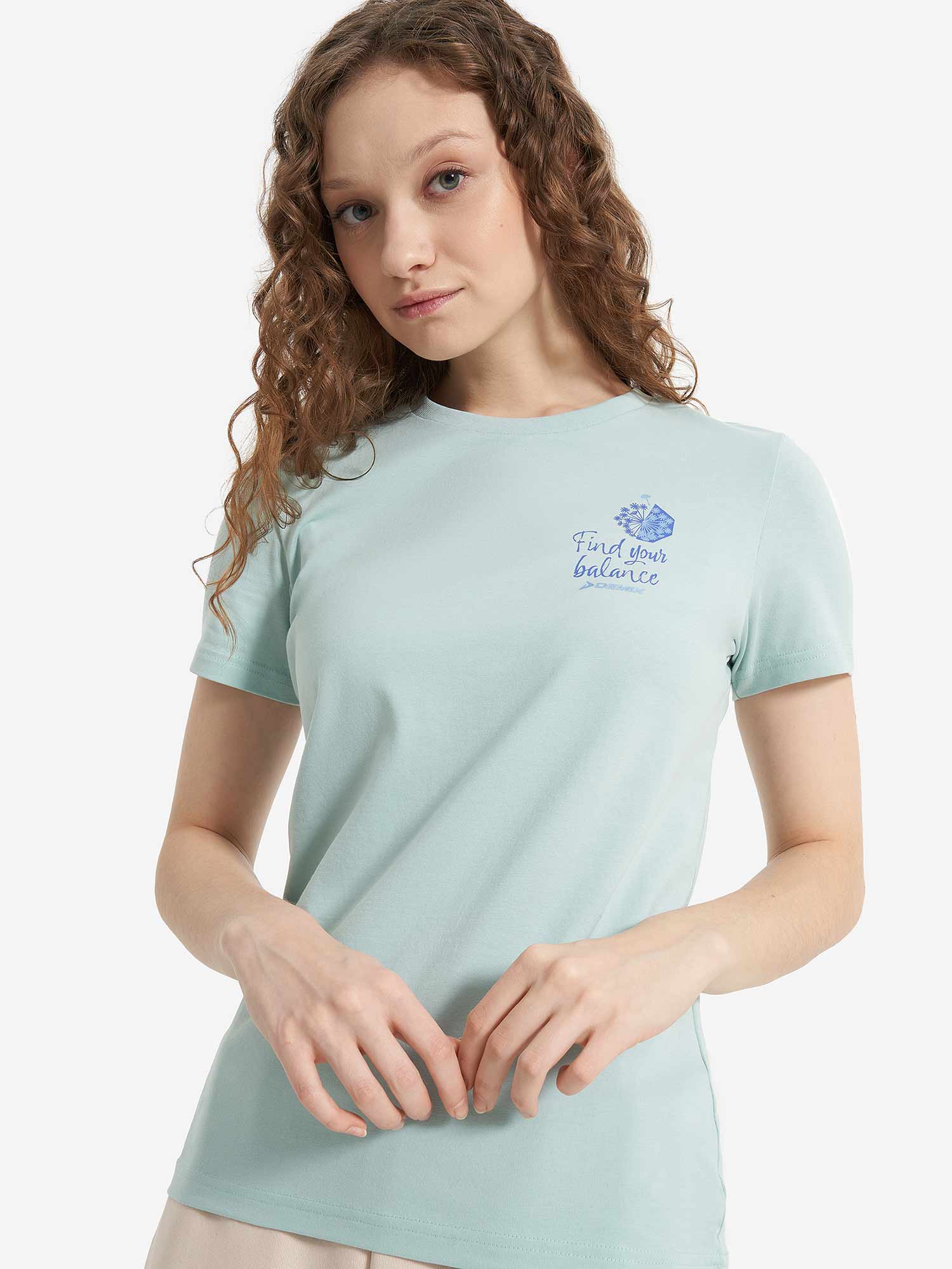 DEMIX Тениска W D motivational slogan tee