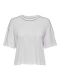 ONLY Тениска ONLCHERI LIFE S/S O-NECK BOXY TOP JRS