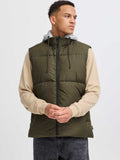 BLEND Елек BHELWIN vest w. jersey hood