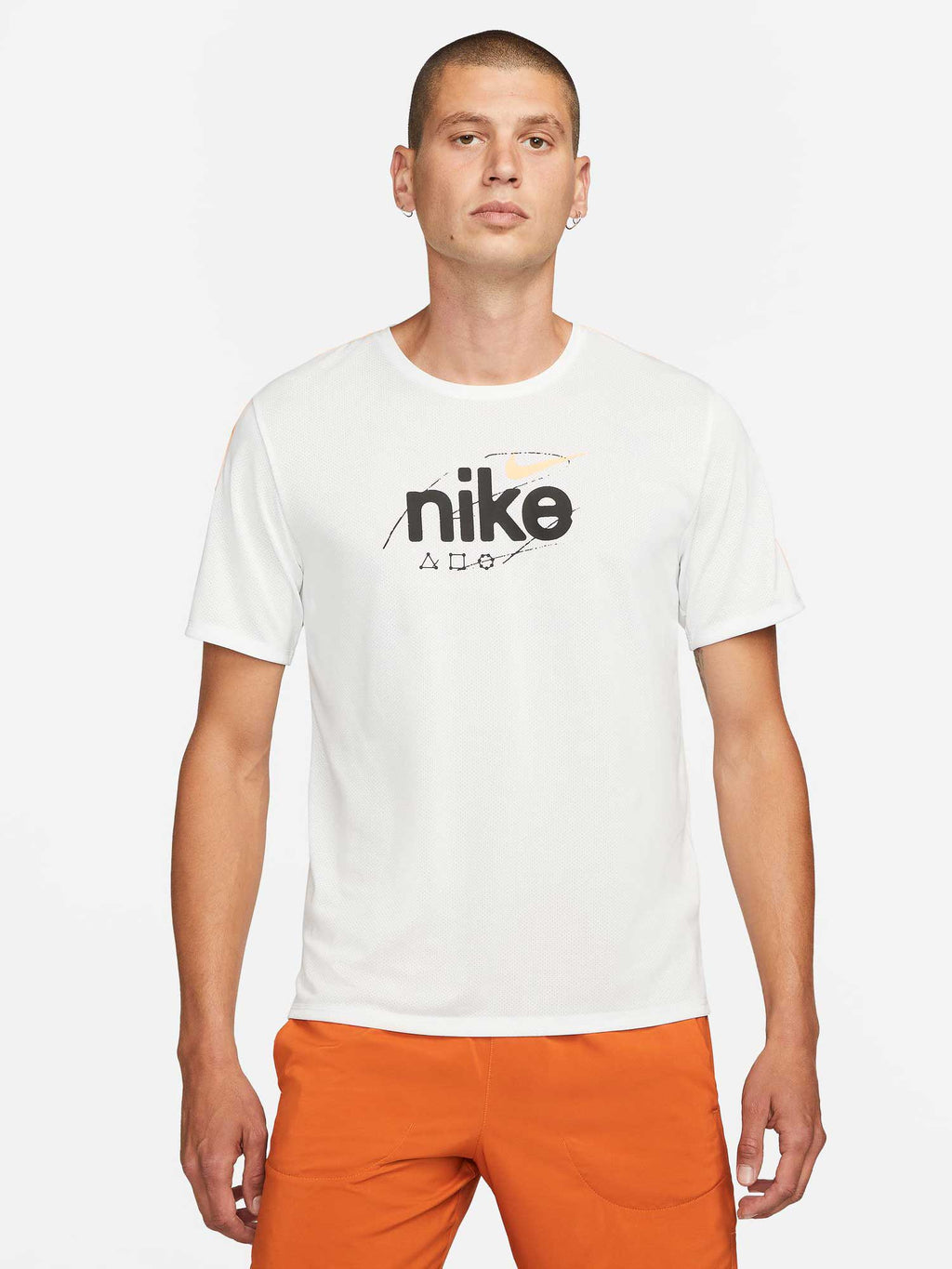 NIKE Тениска M NK DF MILER SS DYE